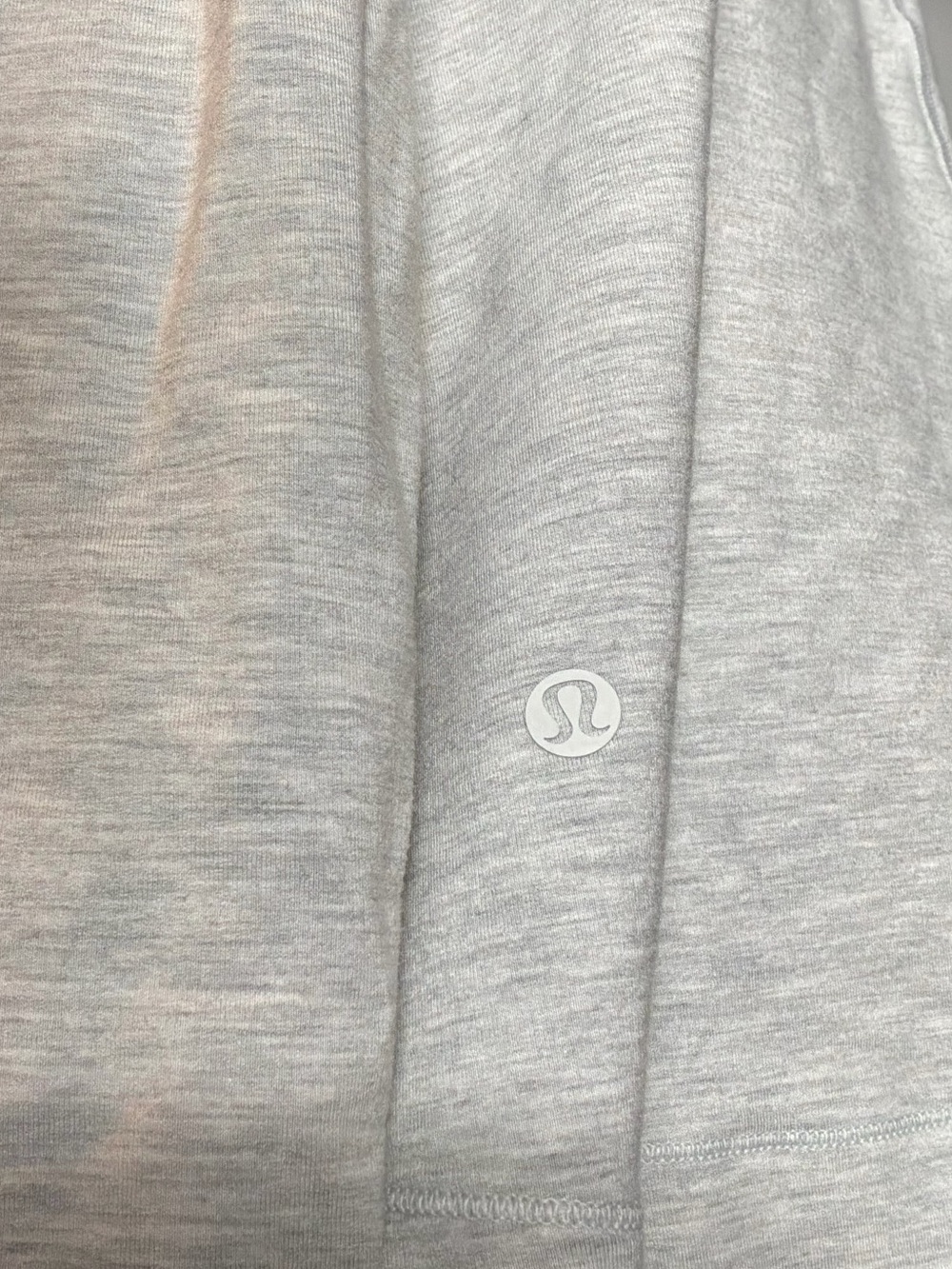 Lululemon Heather Grey Cowl Neck Asymmetrical Zip Athletic Sweatshirt Size 10 - Picture 6 of 9